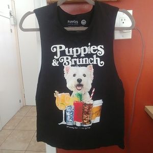 Puppies & Brunch tanktop
